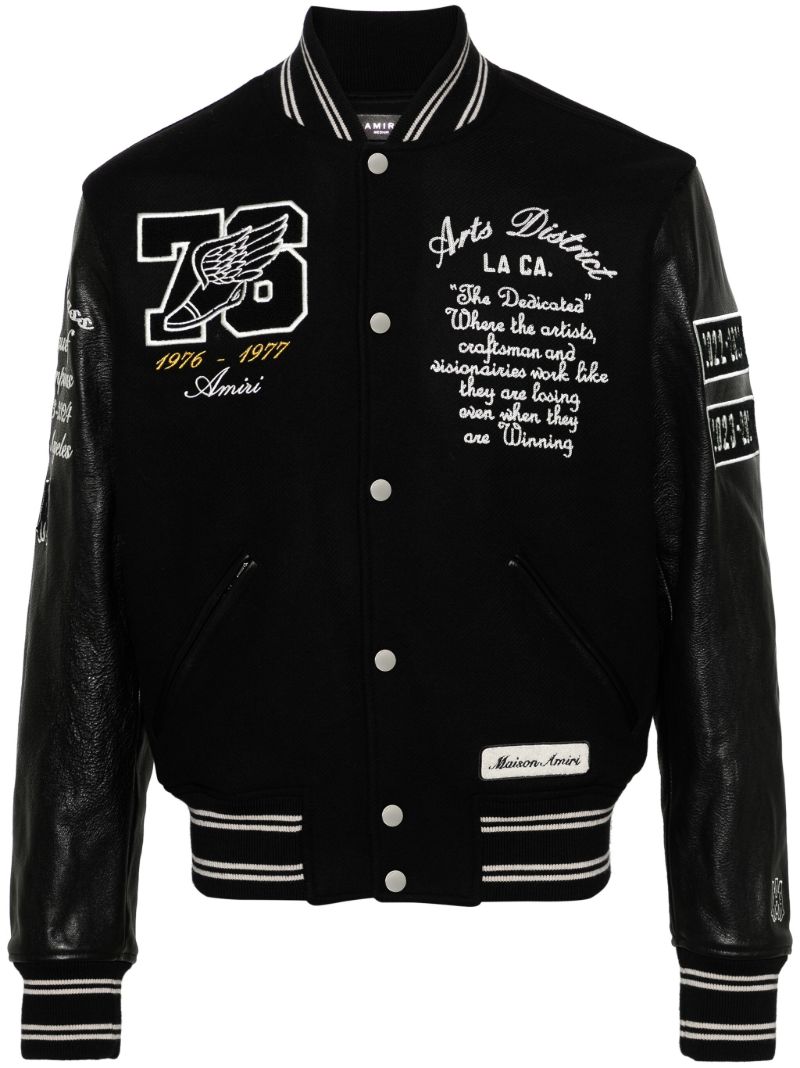 Black Eagle Varsity Bomber Jacket