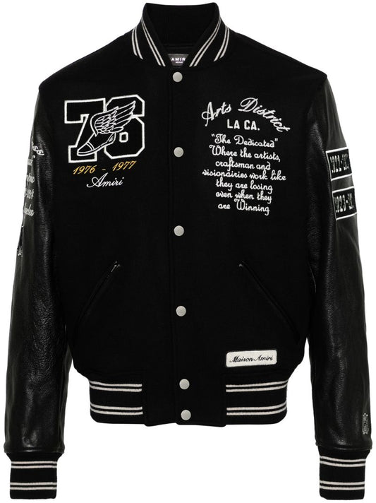 Black Eagle Varsity Bomber Jacket