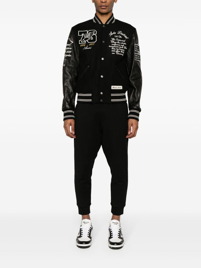 Black Eagle Varsity Bomber Jacket
