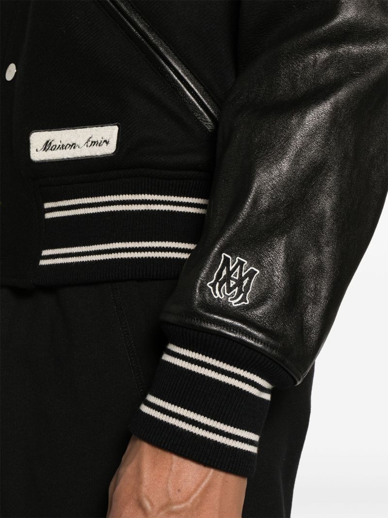 Black Eagle Varsity Bomber Jacket