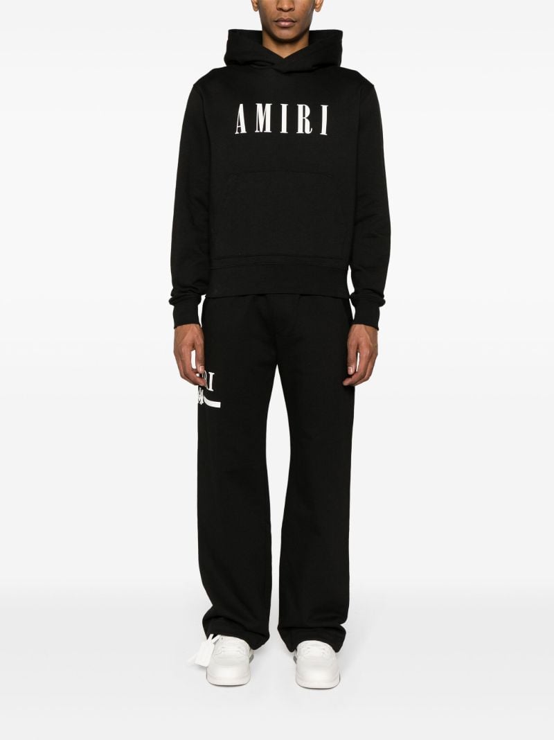 Black Logo-print Cotton Hoodie