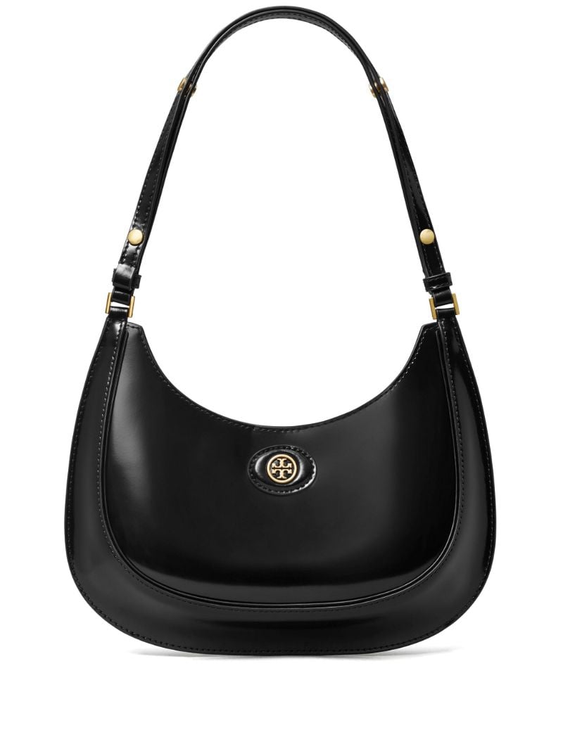 Black Robinson Leather Shoulder Bag