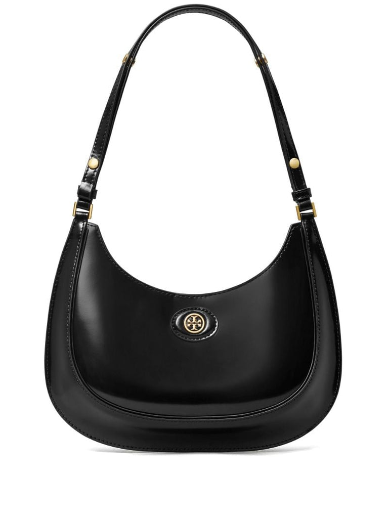 Black Robinson Leather Shoulder Bag