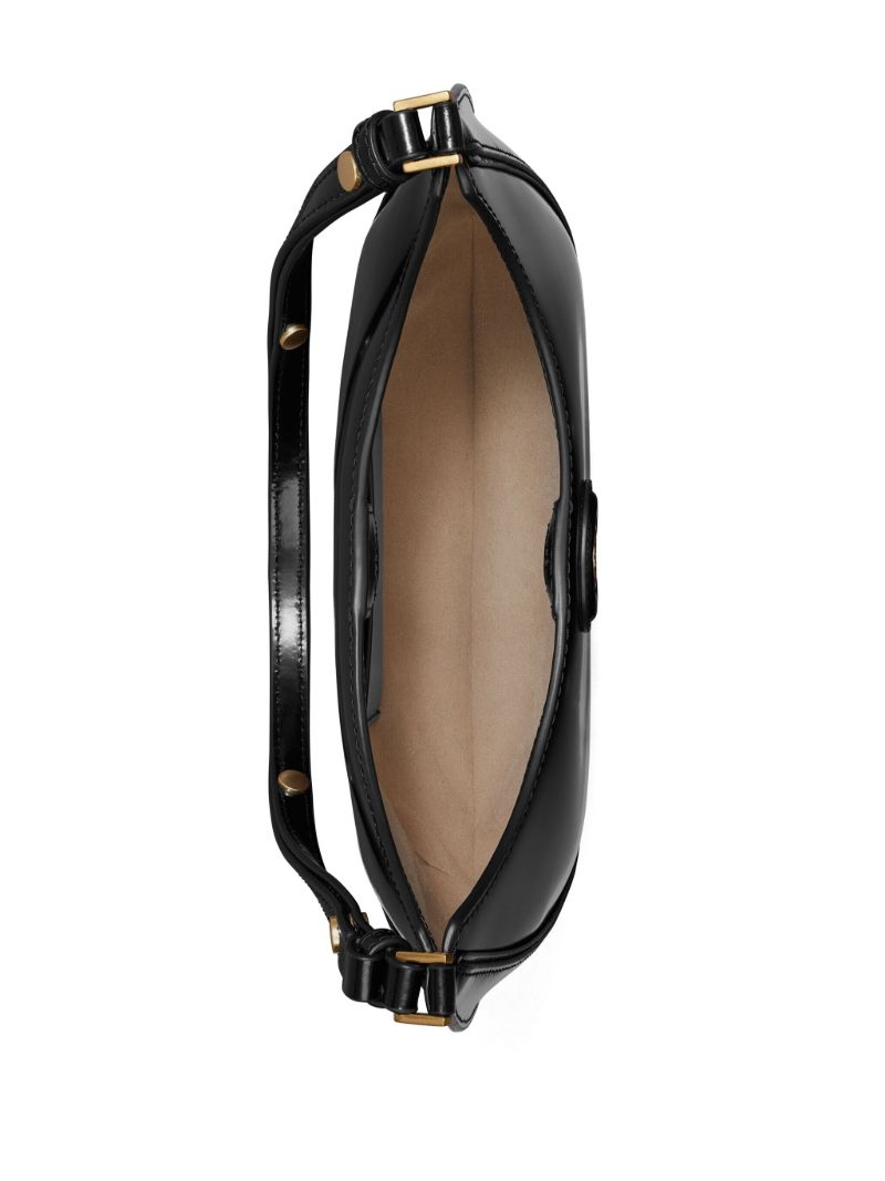 Black Robinson Leather Shoulder Bag