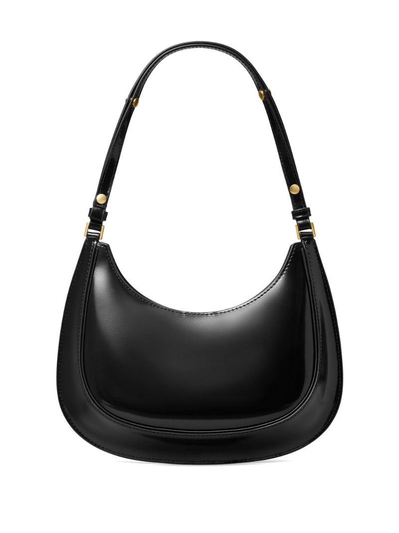 Black Robinson Leather Shoulder Bag