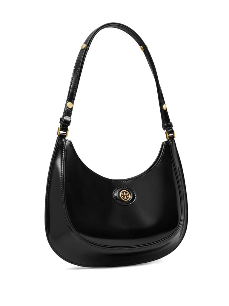 Black Robinson Leather Shoulder Bag