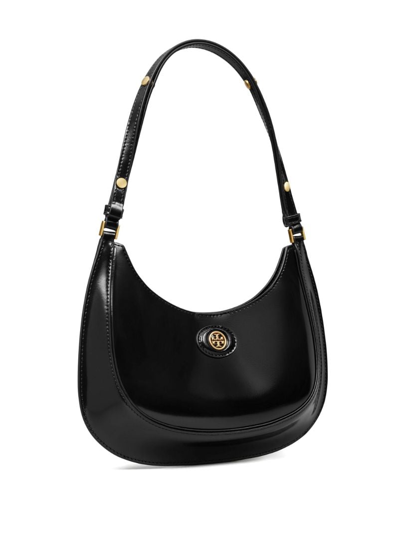 Black Robinson Leather Shoulder Bag
