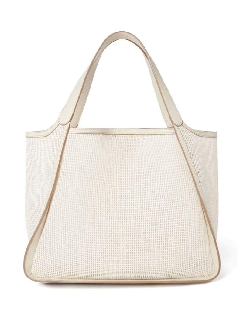 Neutral Logo Cotton Tote Bag