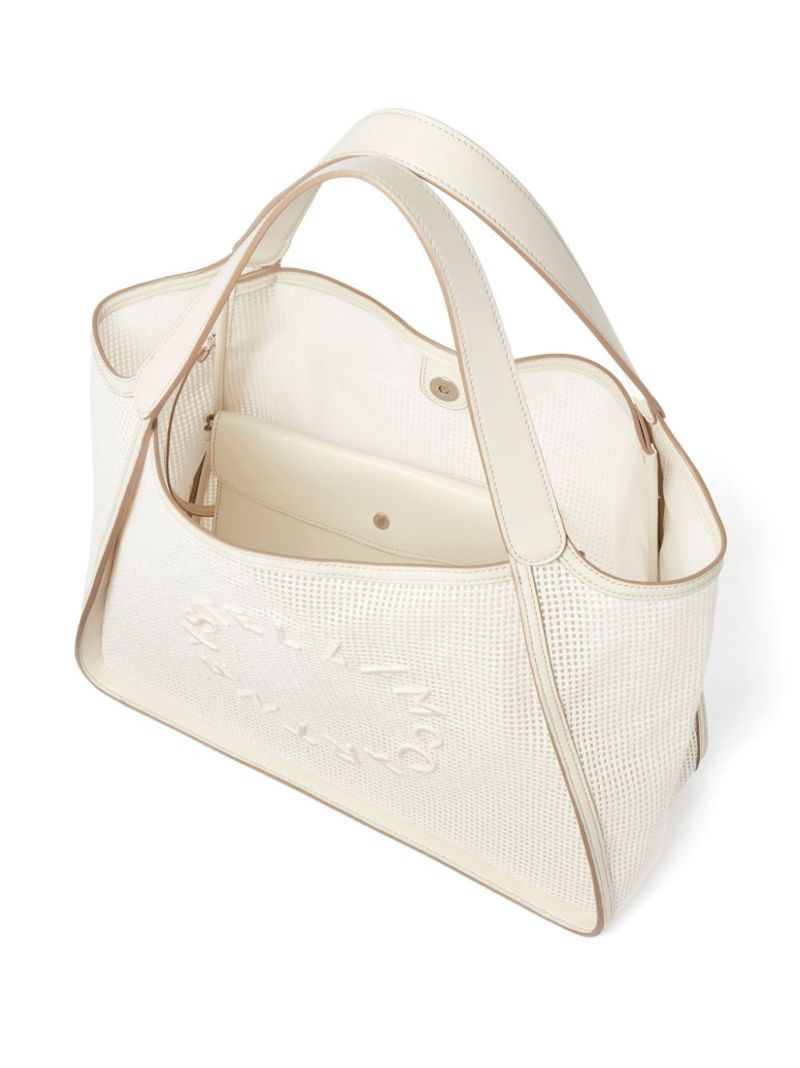 Neutral Logo Cotton Tote Bag