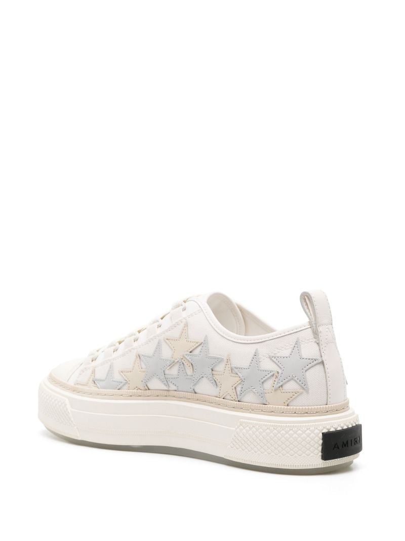 White Stars Court Canvas Sneakers