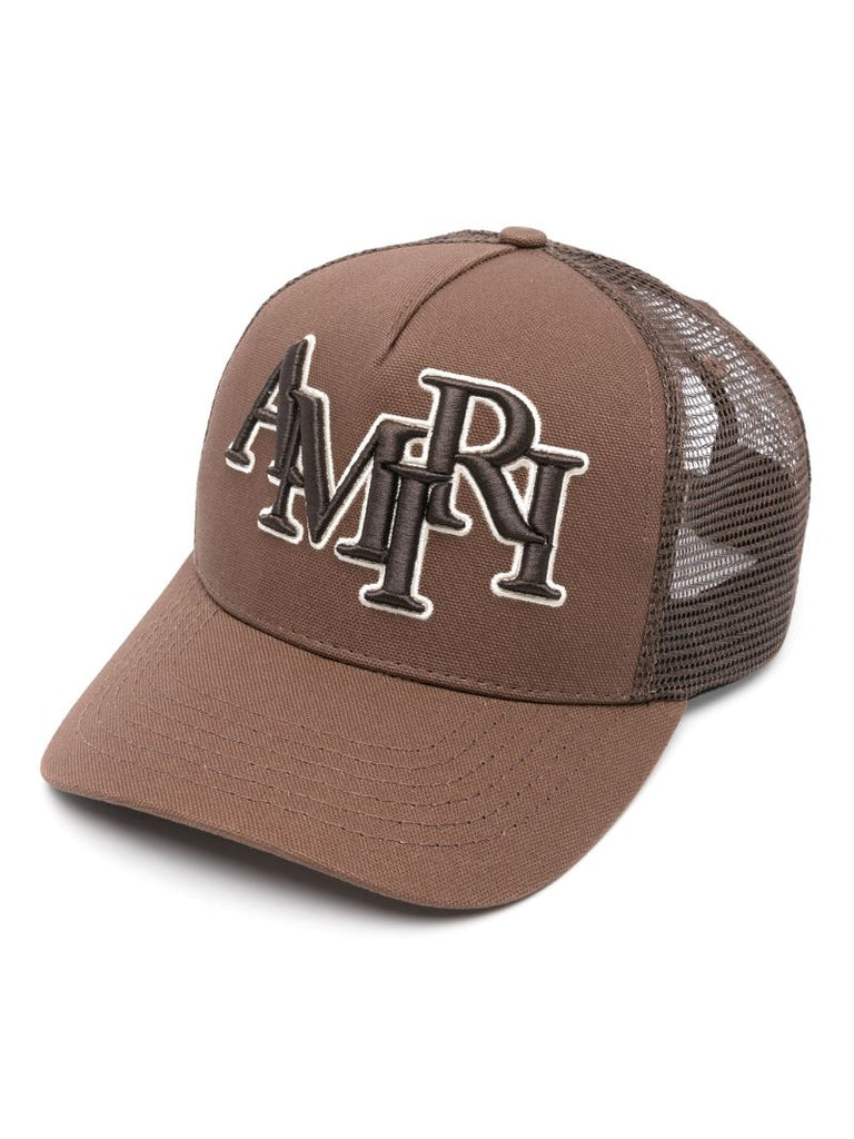Brown Logo-embroidered Baseball Cap
