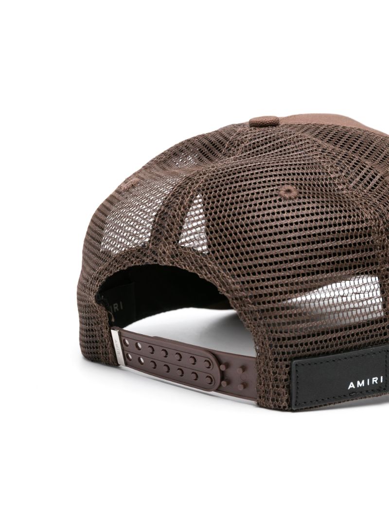 Brown Logo-embroidered Baseball Cap