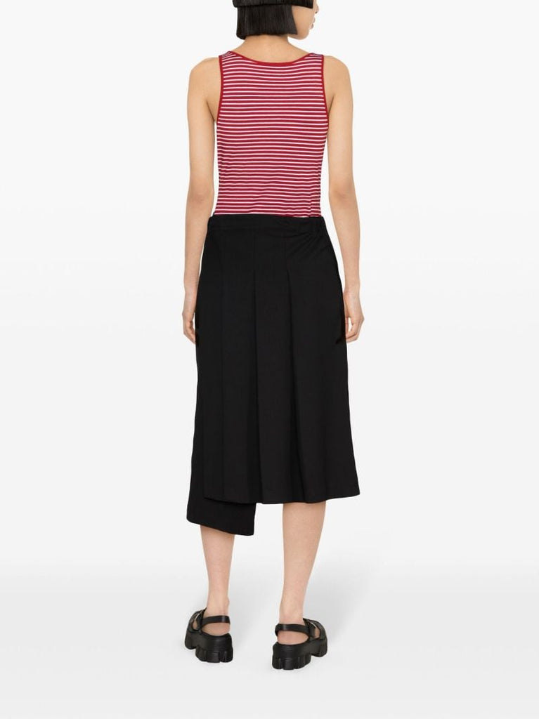 Red Striped Triangle Logo Bodysuit