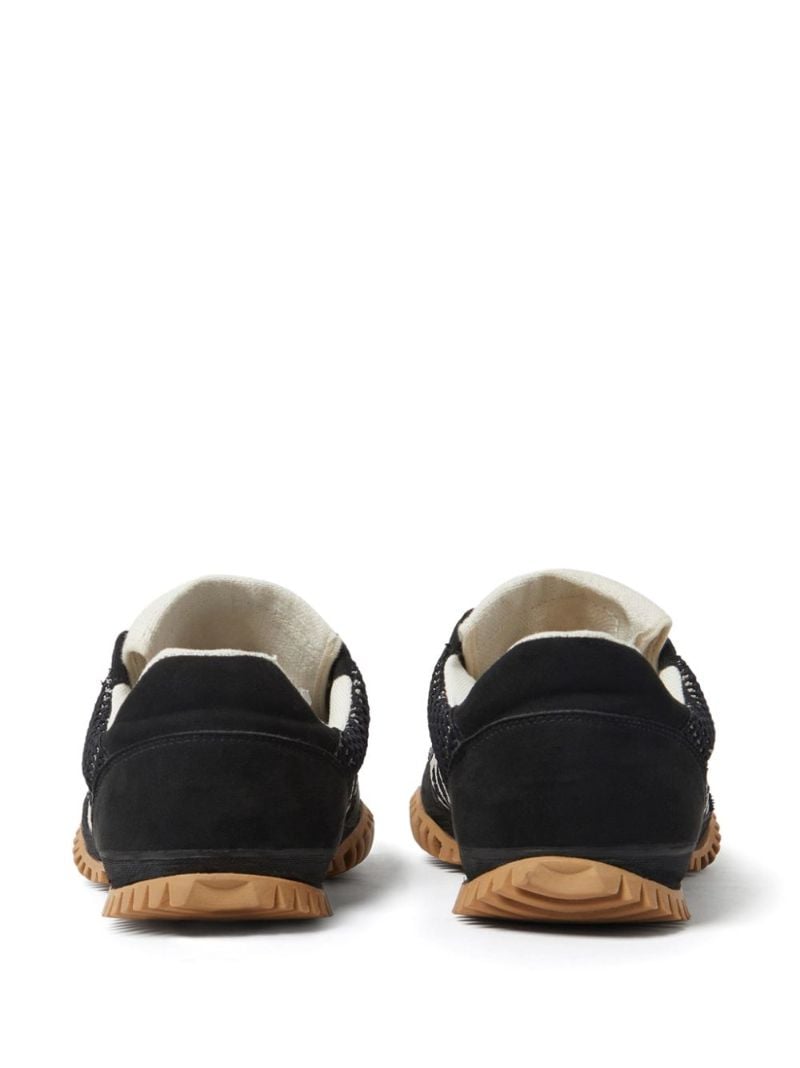 Black S-wave Sport Mesh Sneakers