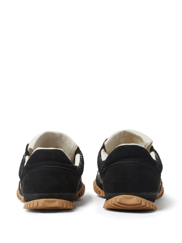 Black S-wave Sport Mesh Sneakers