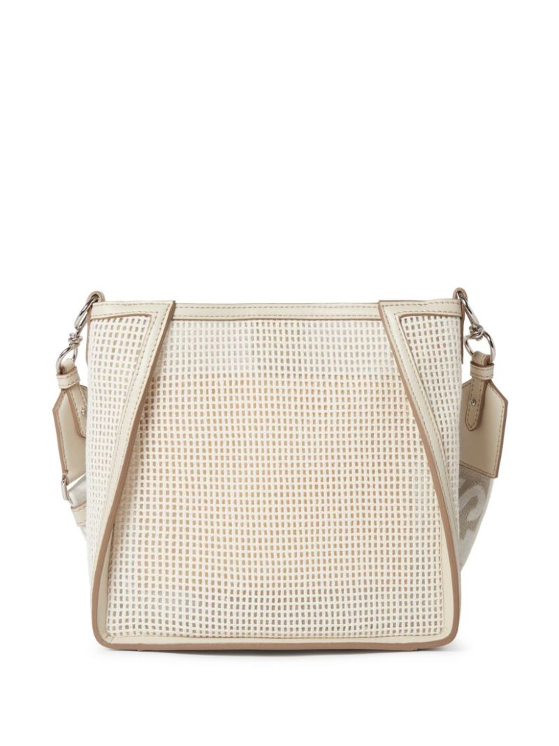 Neutral Logo Cotton Cross Body Bag