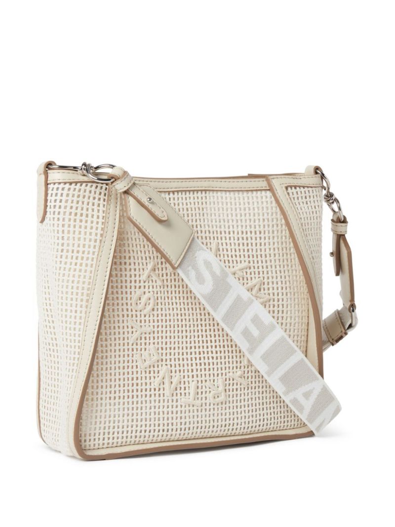 Neutral Logo Cotton Cross Body Bag