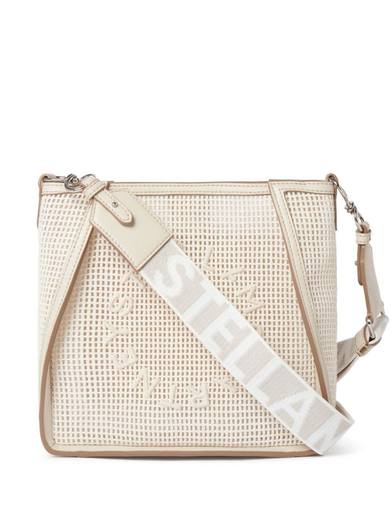 Neutral Logo Cotton Cross Body Bag