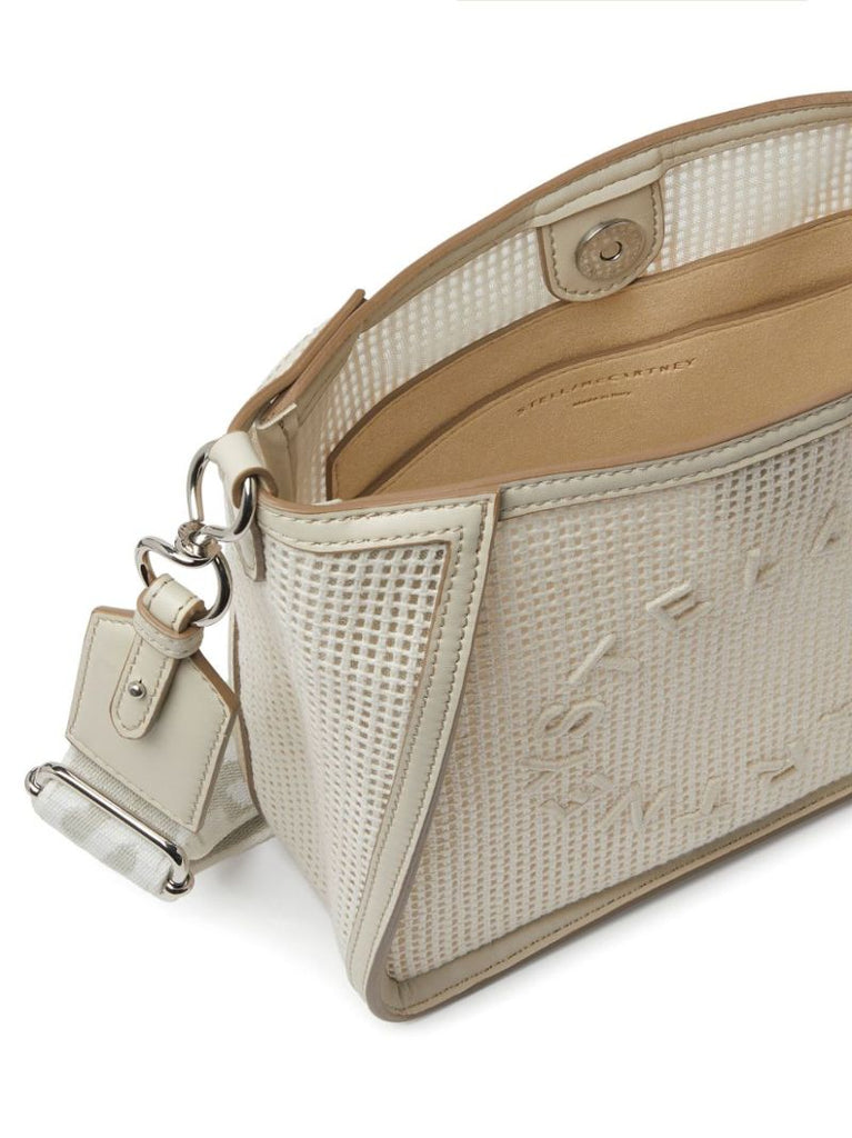 Neutral Logo Cotton Cross Body Bag