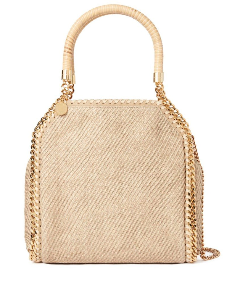 Neutral Falabella Mini Tote Bag