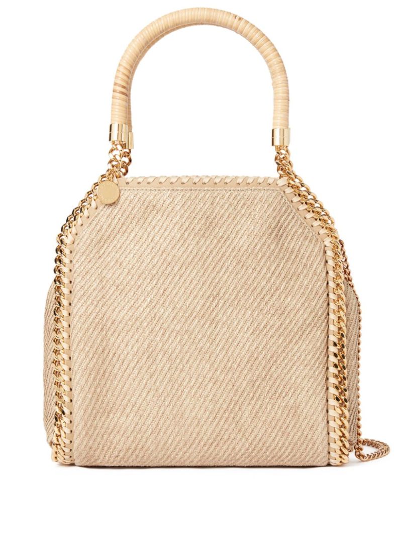 Neutral Falabella Mini Tote Bag