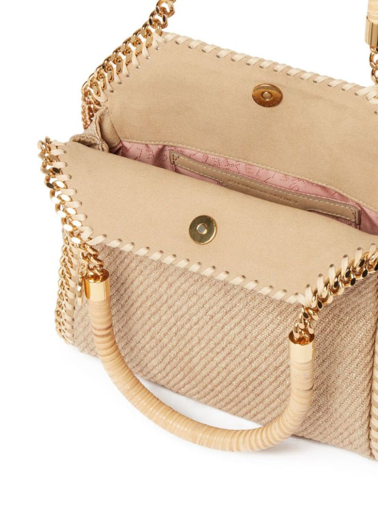 Neutral Falabella Mini Tote Bag