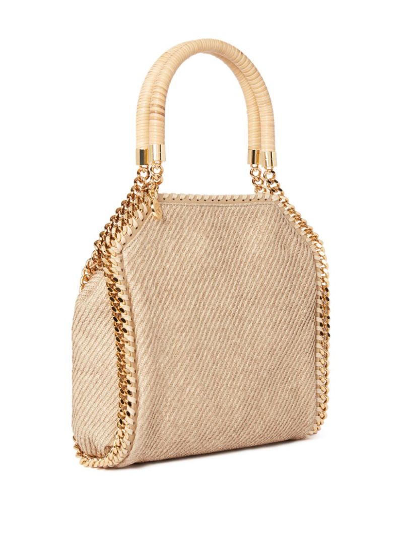 Neutral Falabella Mini Tote Bag