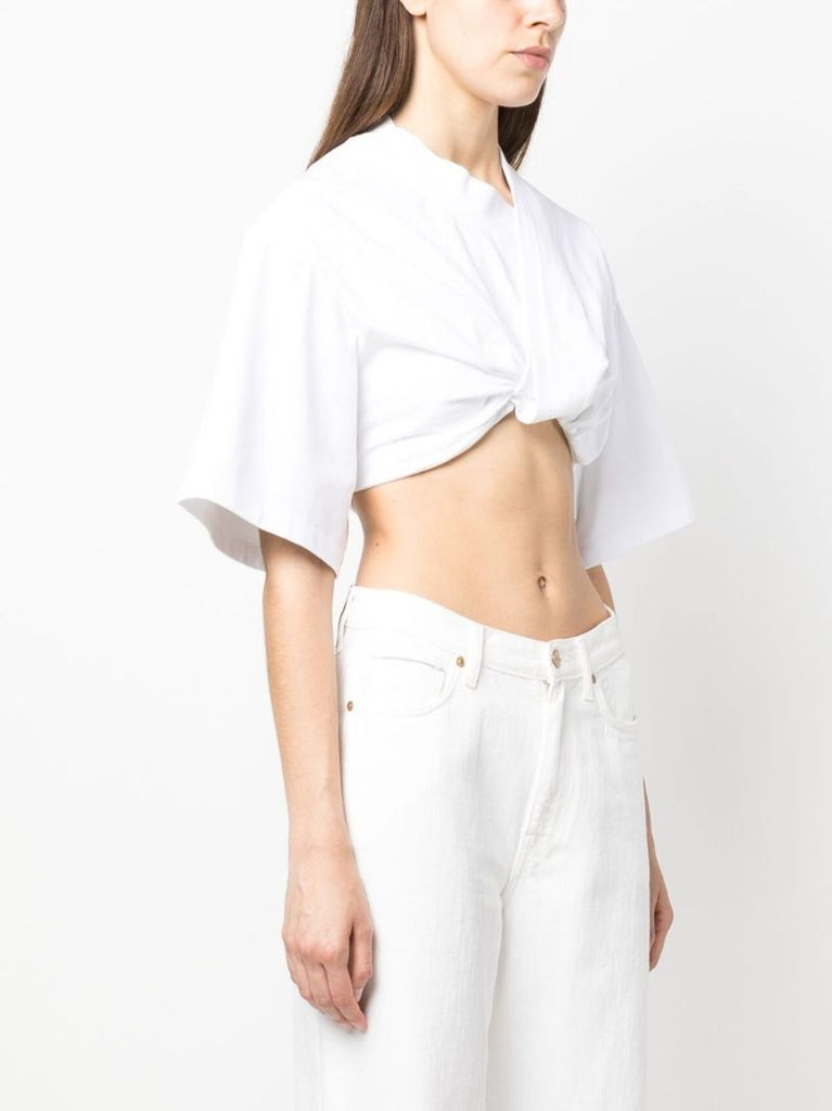 White Bahia Cropped T-shirt
