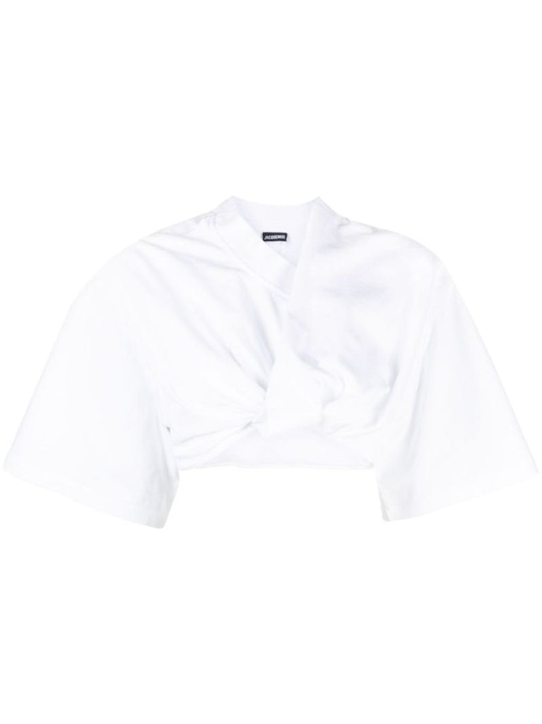 White Bahia Cropped T-shirt