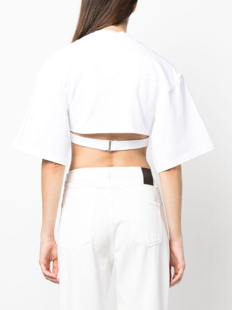 White Bahia Cropped T-shirt