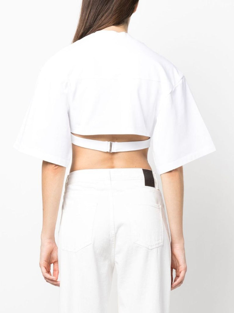 White Bahia Cropped T-shirt