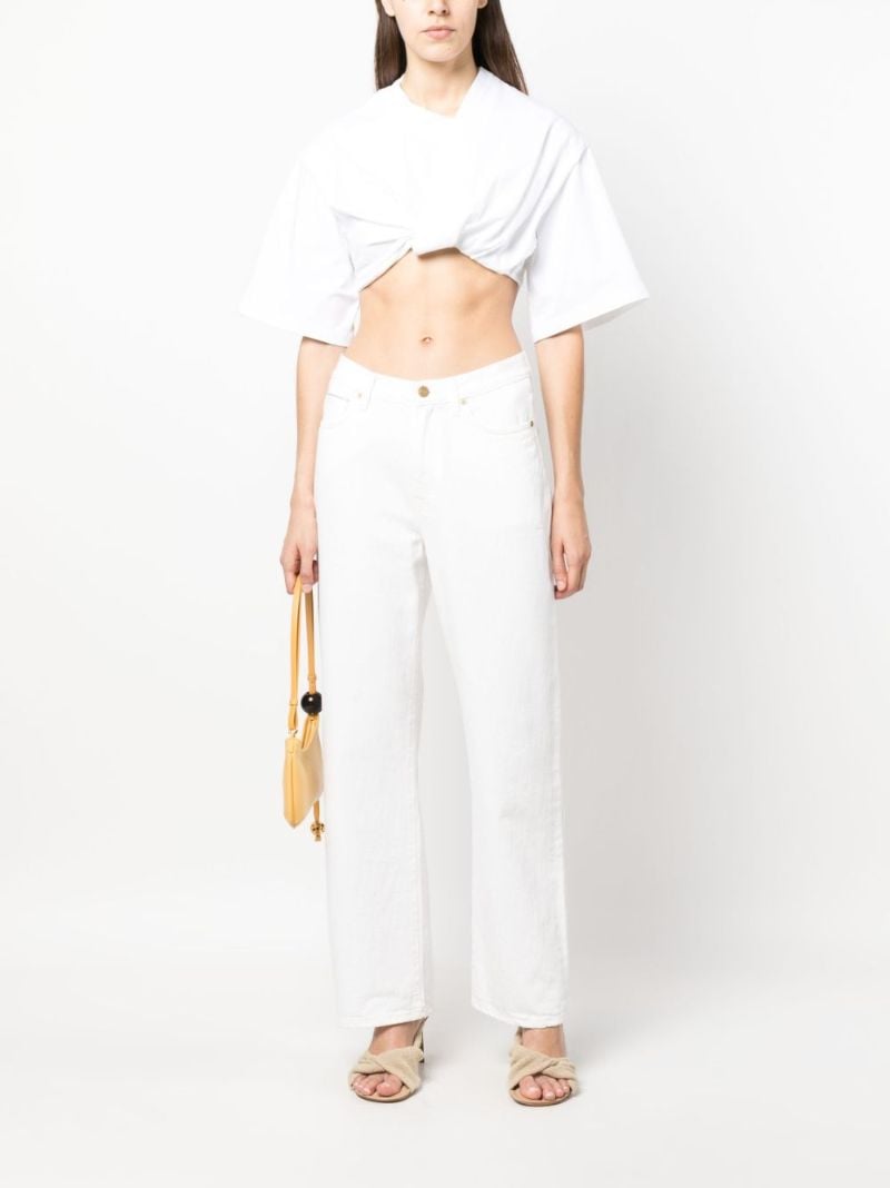 White Bahia Cropped T-shirt