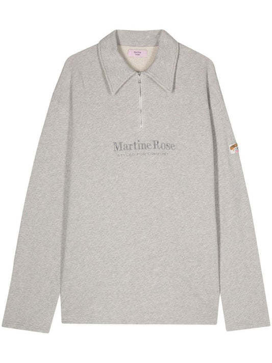 Zip-up Polo Shirt