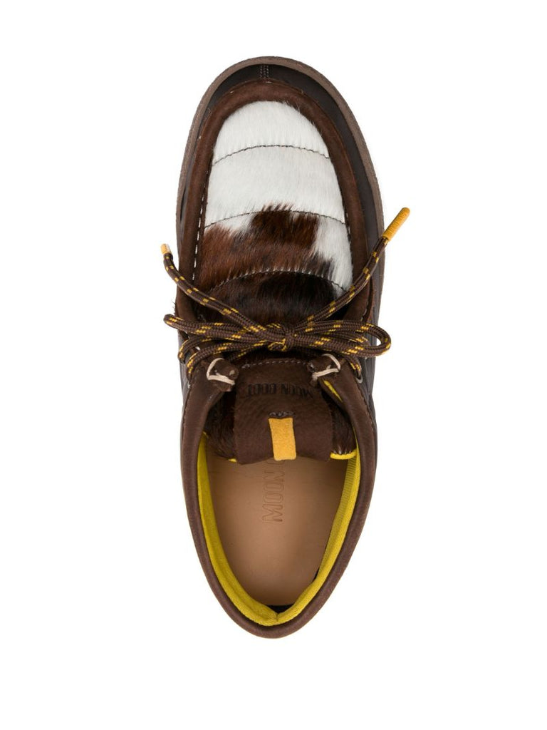 Brown Mtrack Wallabee Lace-up Boots