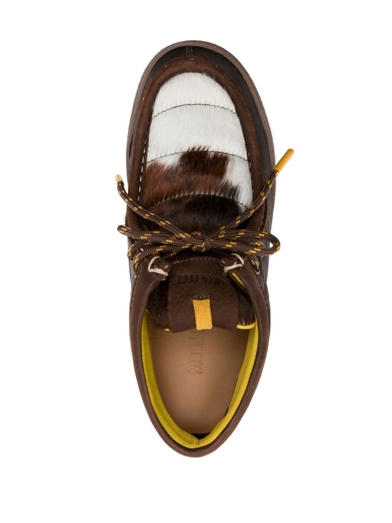 Brown Mtrack Wallabee Lace-up Boots