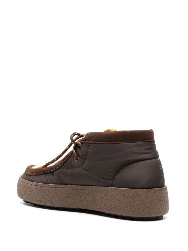 Brown Mtrack Wallabee Lace-up Boots