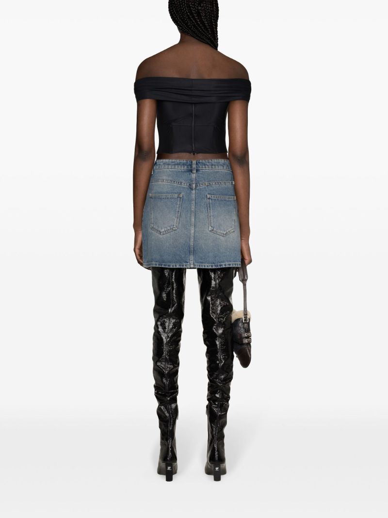 Black Elena Corset Blouse