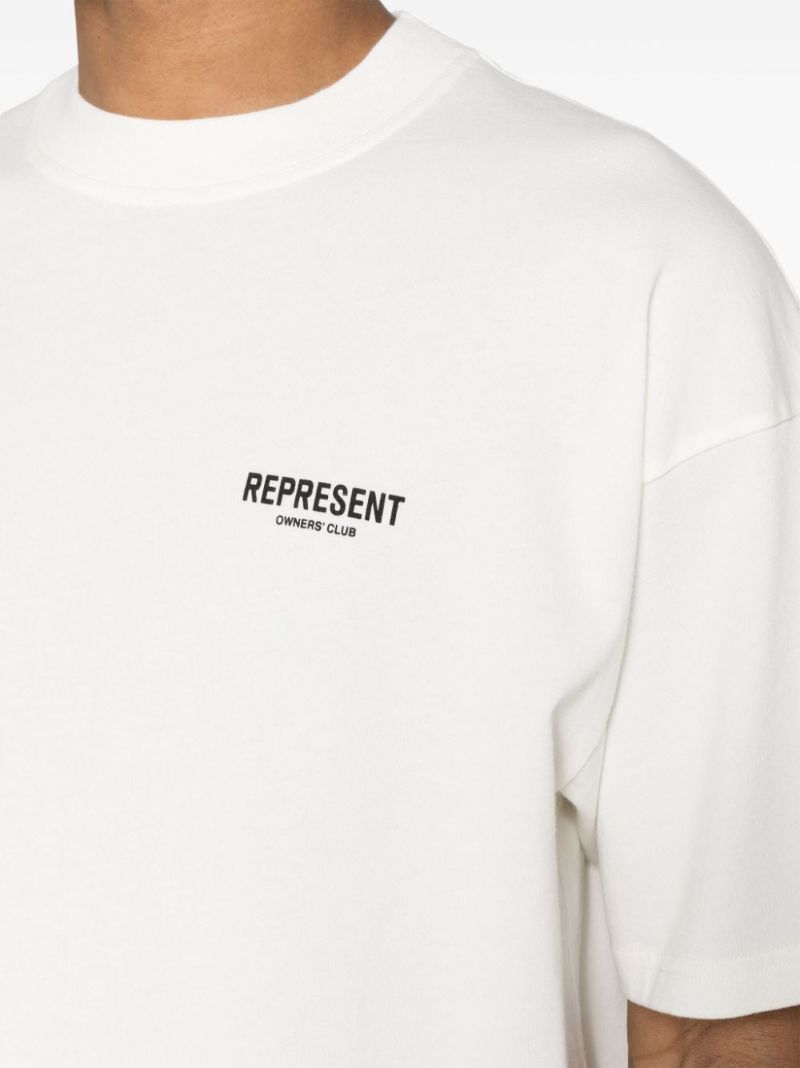 White Owners Club Cotton T-shirt