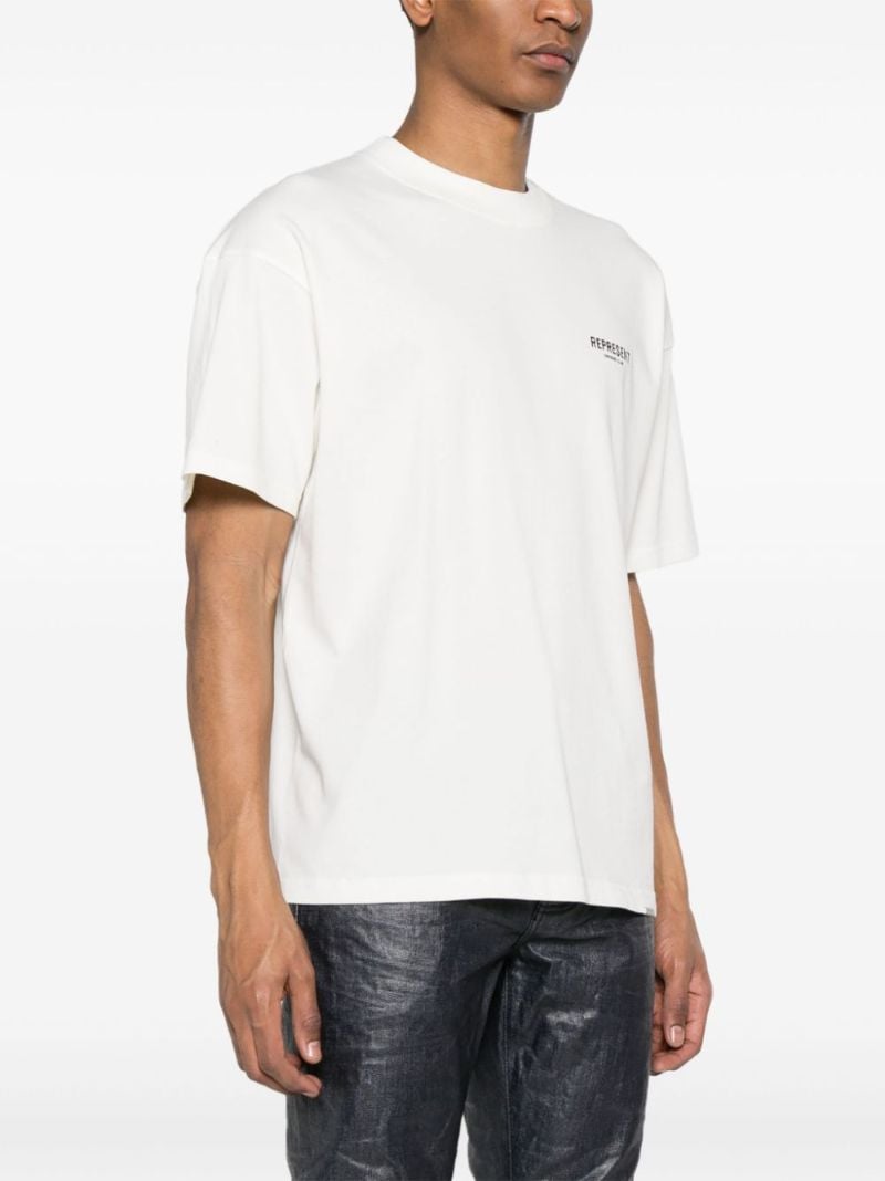 White Owners Club Cotton T-shirt