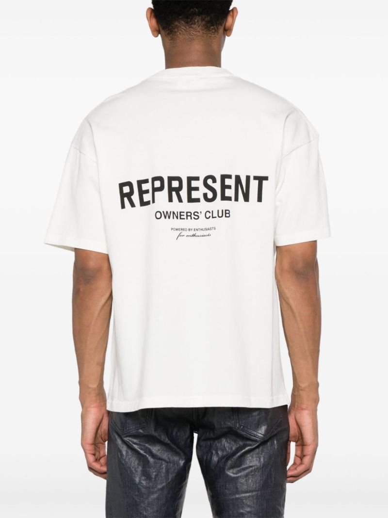 White Owners Club Cotton T-shirt