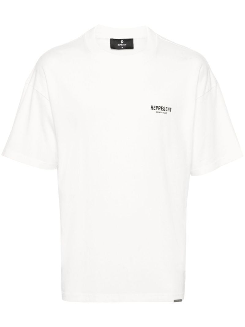 White Owners Club Cotton T-shirt