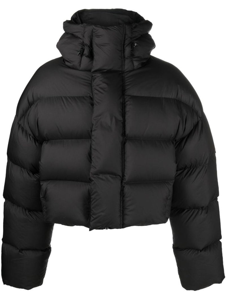 Black Mml Hooded Down Jacket