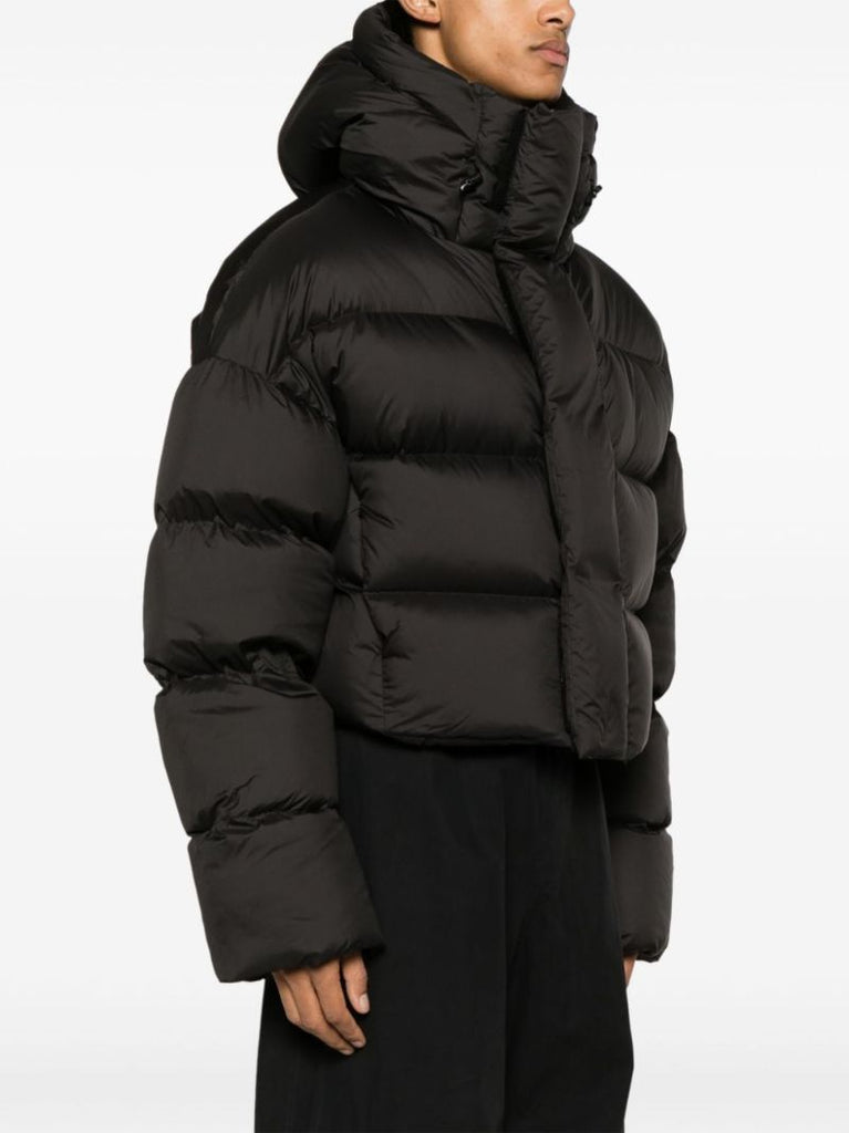 Black Mml Hooded Down Jacket