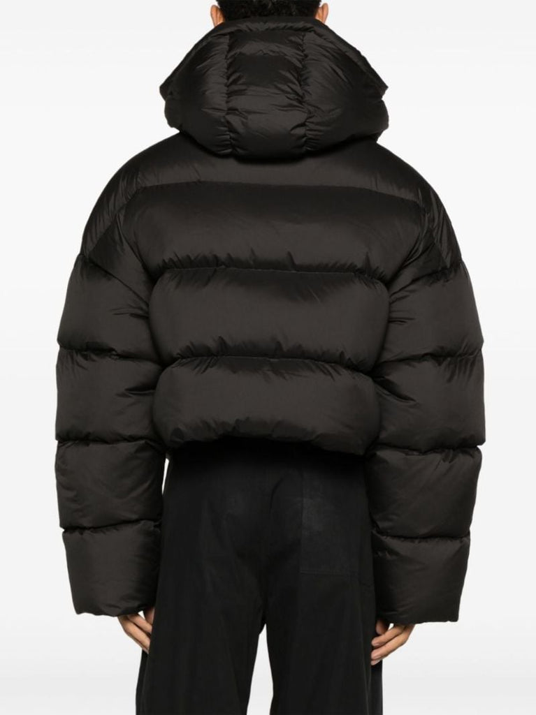 Black Mml Hooded Down Jacket