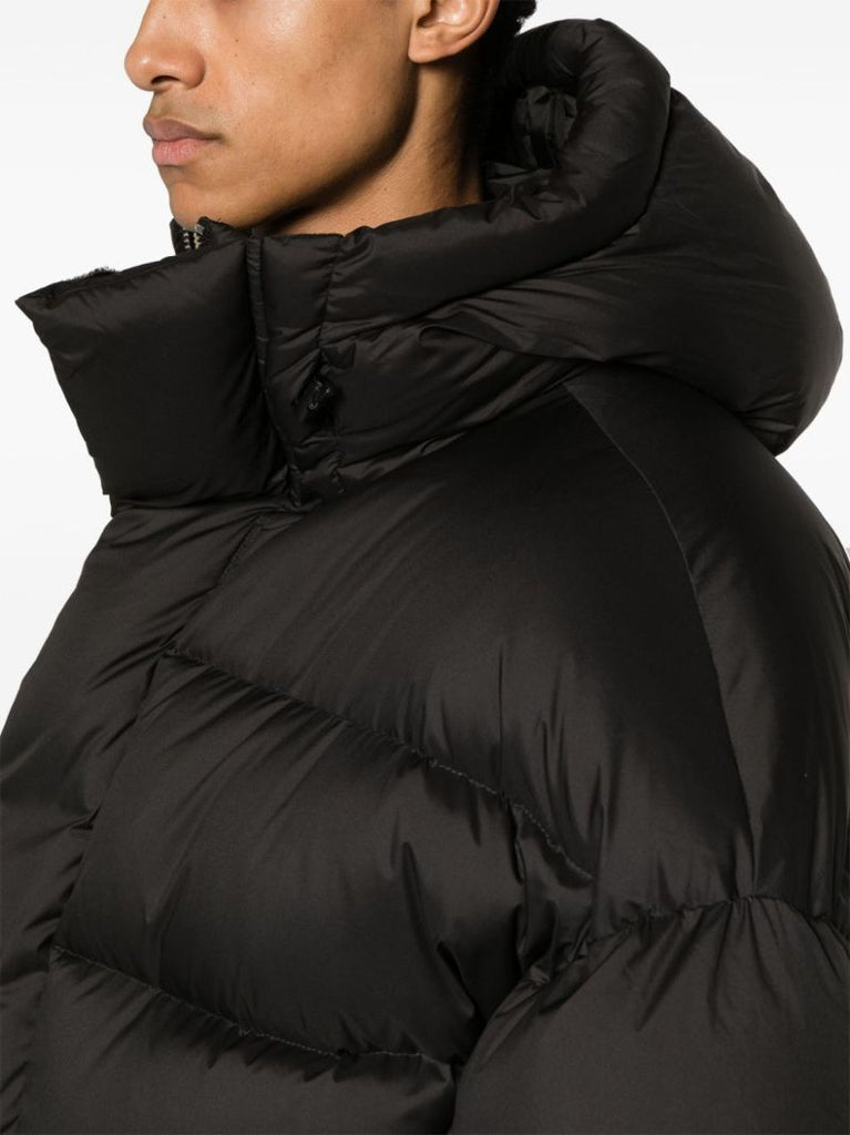 Black Mml Hooded Down Jacket