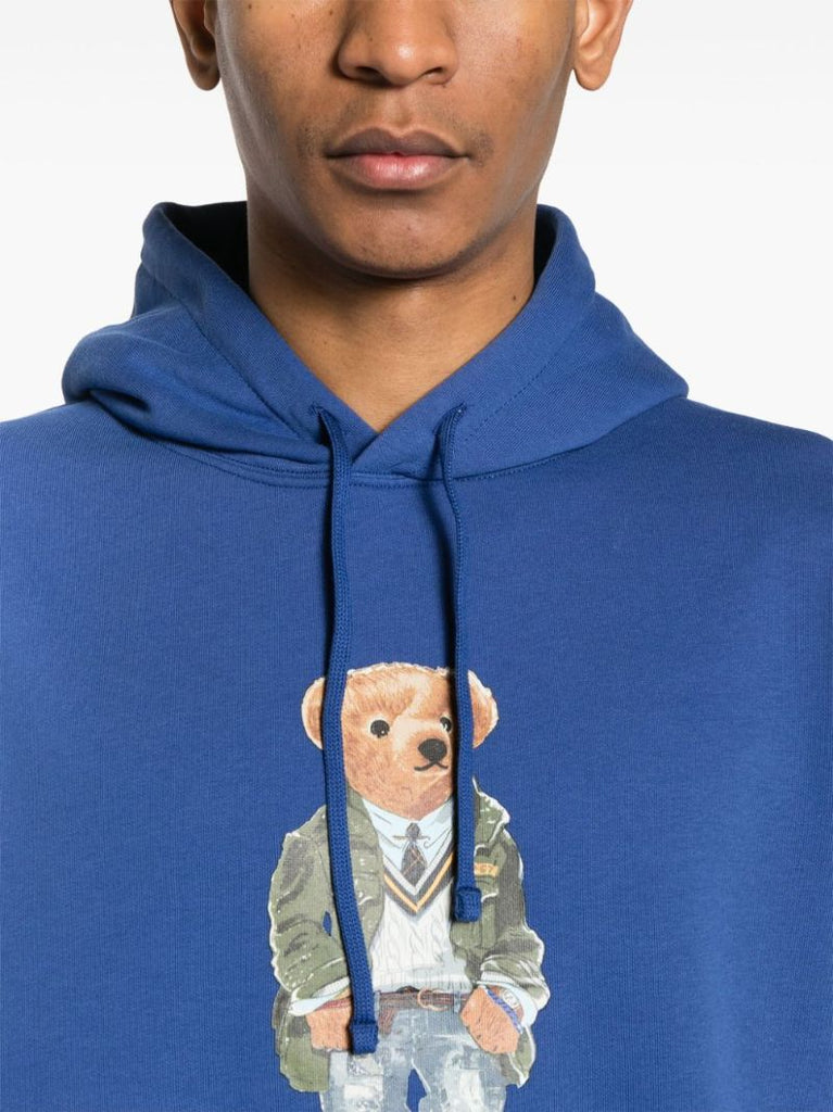 Blue Polo Bear Hoodie