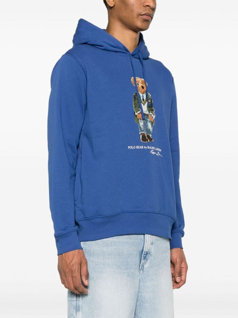 Blue Polo Bear Hoodie