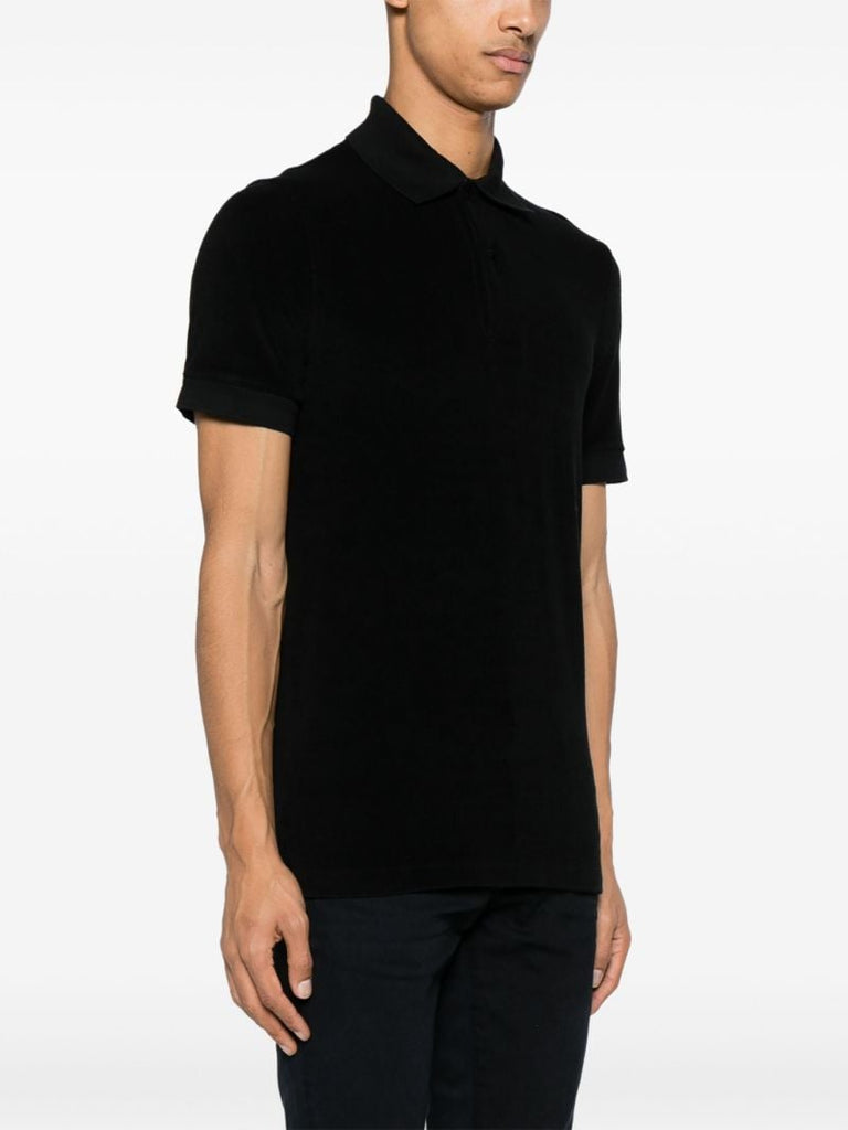Black Short-sleeve Polo Shirt
