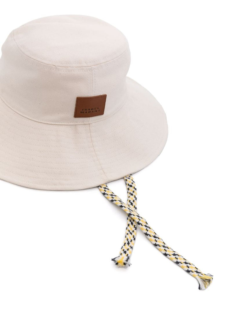 Neutral Fadelya Cotton Bucket Hat