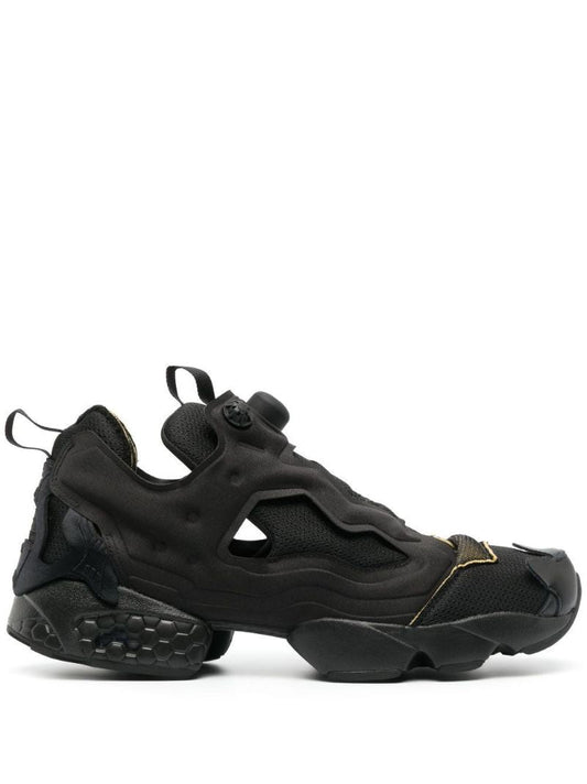 X Maison Margiela Black Instapump Fury Memory of Low-top Sneakers